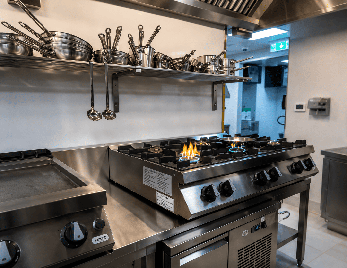 stainless steel kitchen
