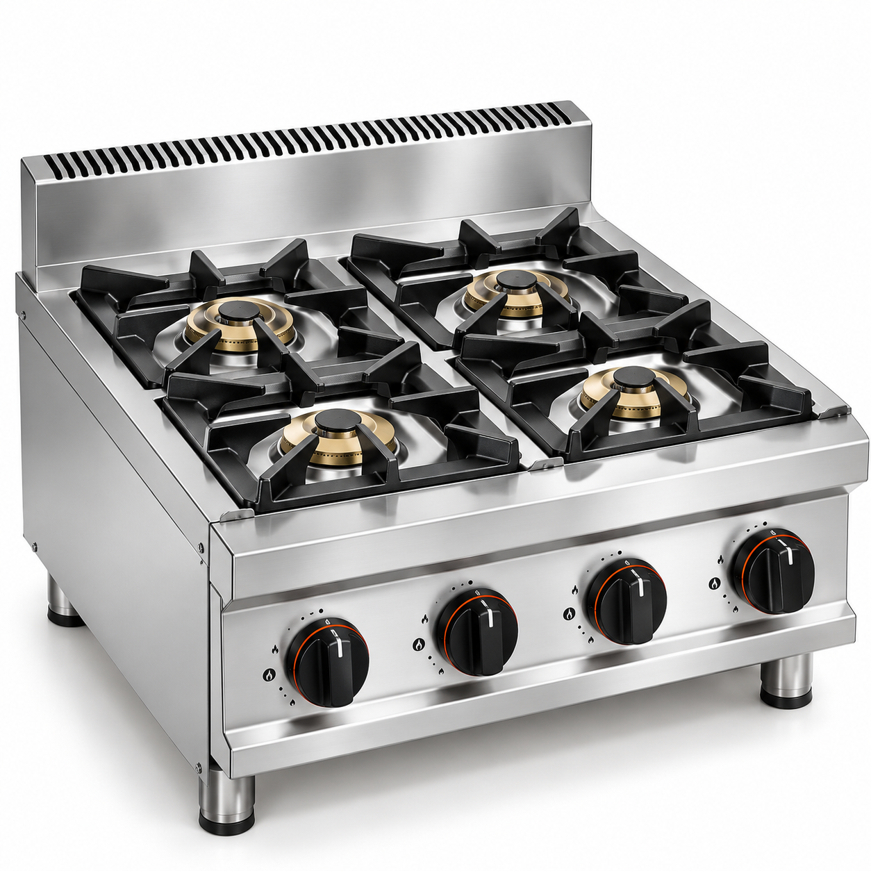 Four-Burner Gas Hob - MKI commercial cooking equipment
