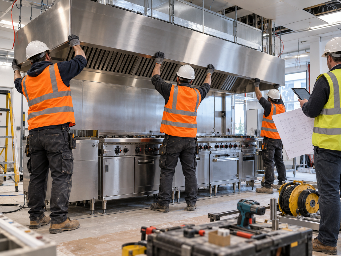 MKI commercial kitchen equipment installation and project execution
