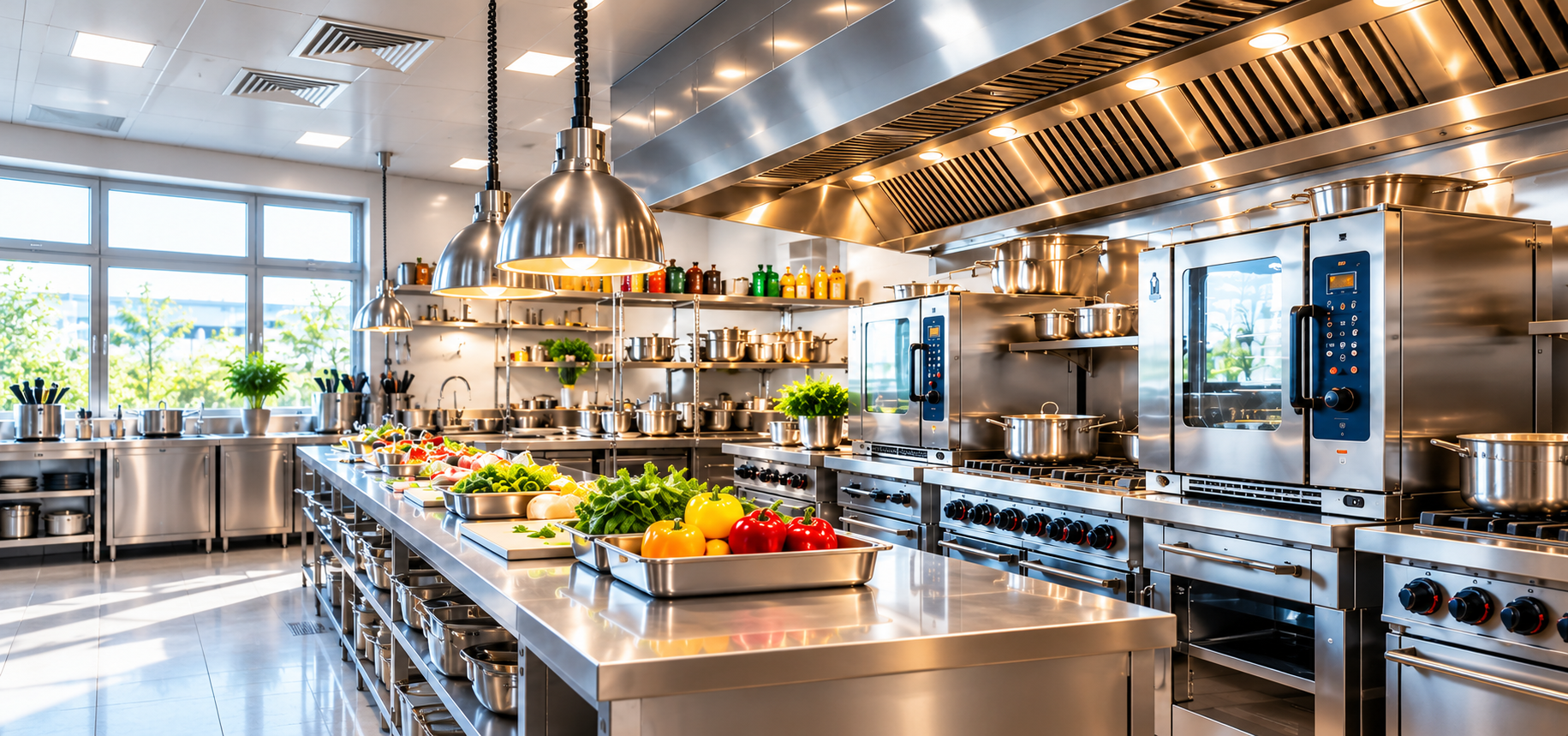 MKI turnkey commercial kitchen solutions UAE - stainless steel kitchen equipment and installation